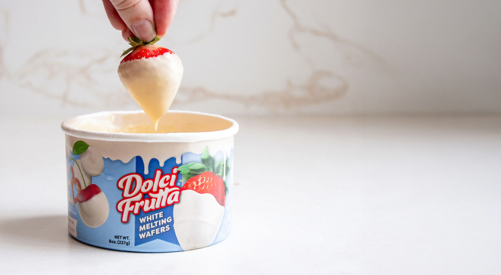 Dolci Frutta White Melting Wafers